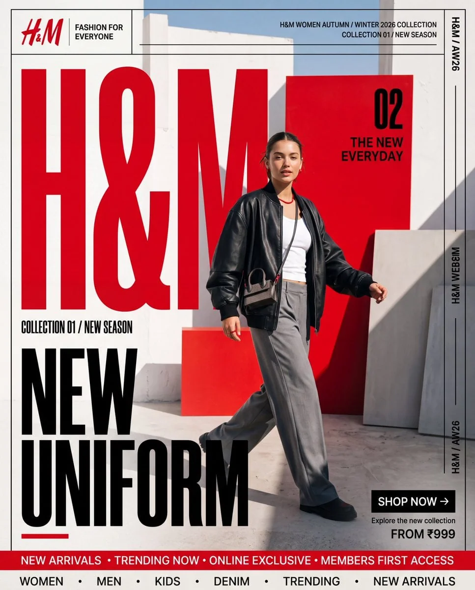 Fashion campaign concept