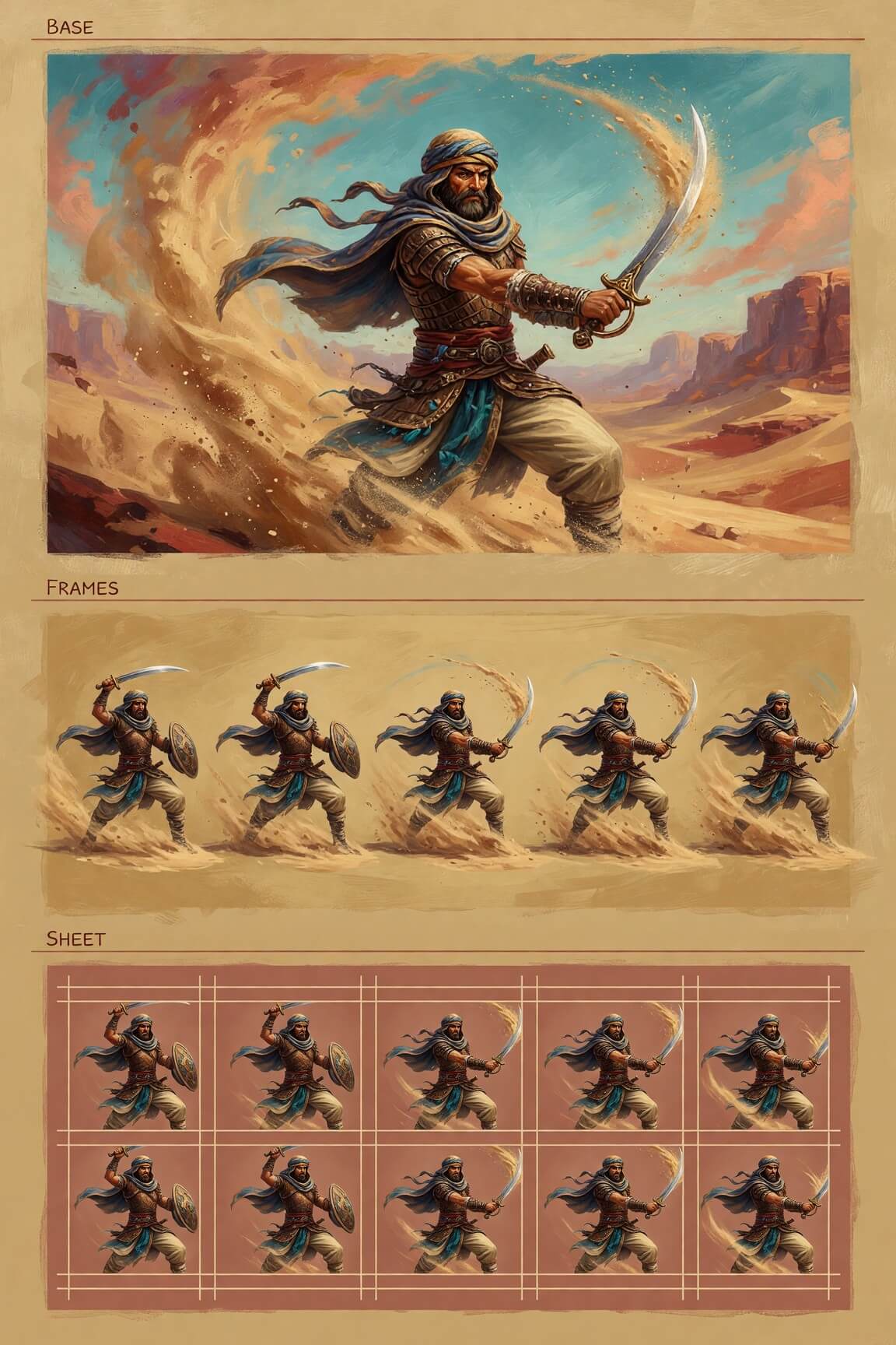 Character Sprite template cover