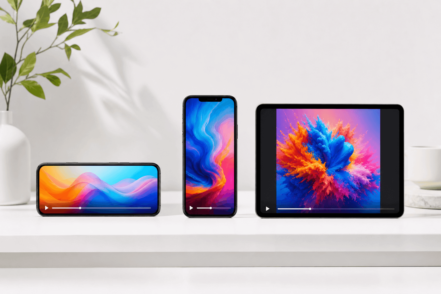 Multiple aspect ratio outputs for different platforms