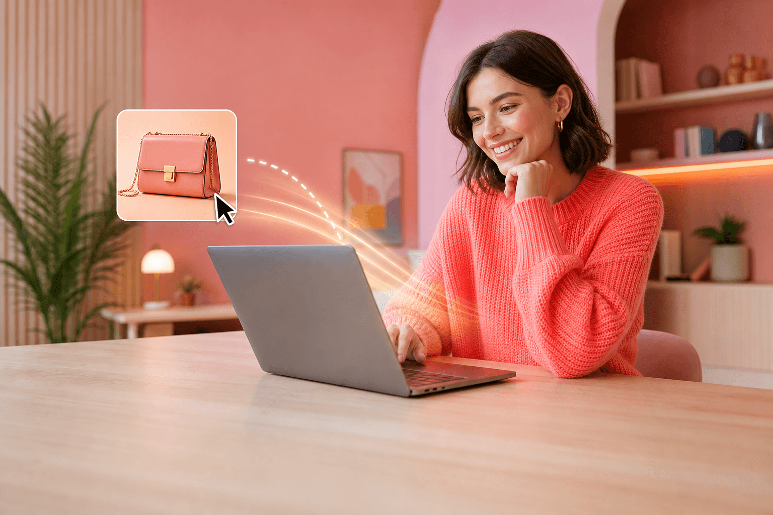 Marketer animating a single product photo into video