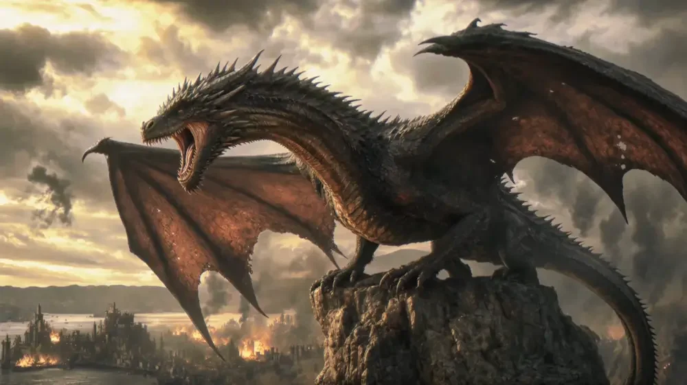 Official Kling 4.0 dragon storytelling preview